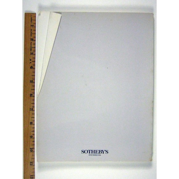 Sothebys Catalog 1987 New York Impressionist Paintings Part 1 Folded Cover - Picture 12 of 12